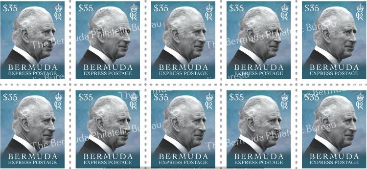 King Charles III Express Stamp